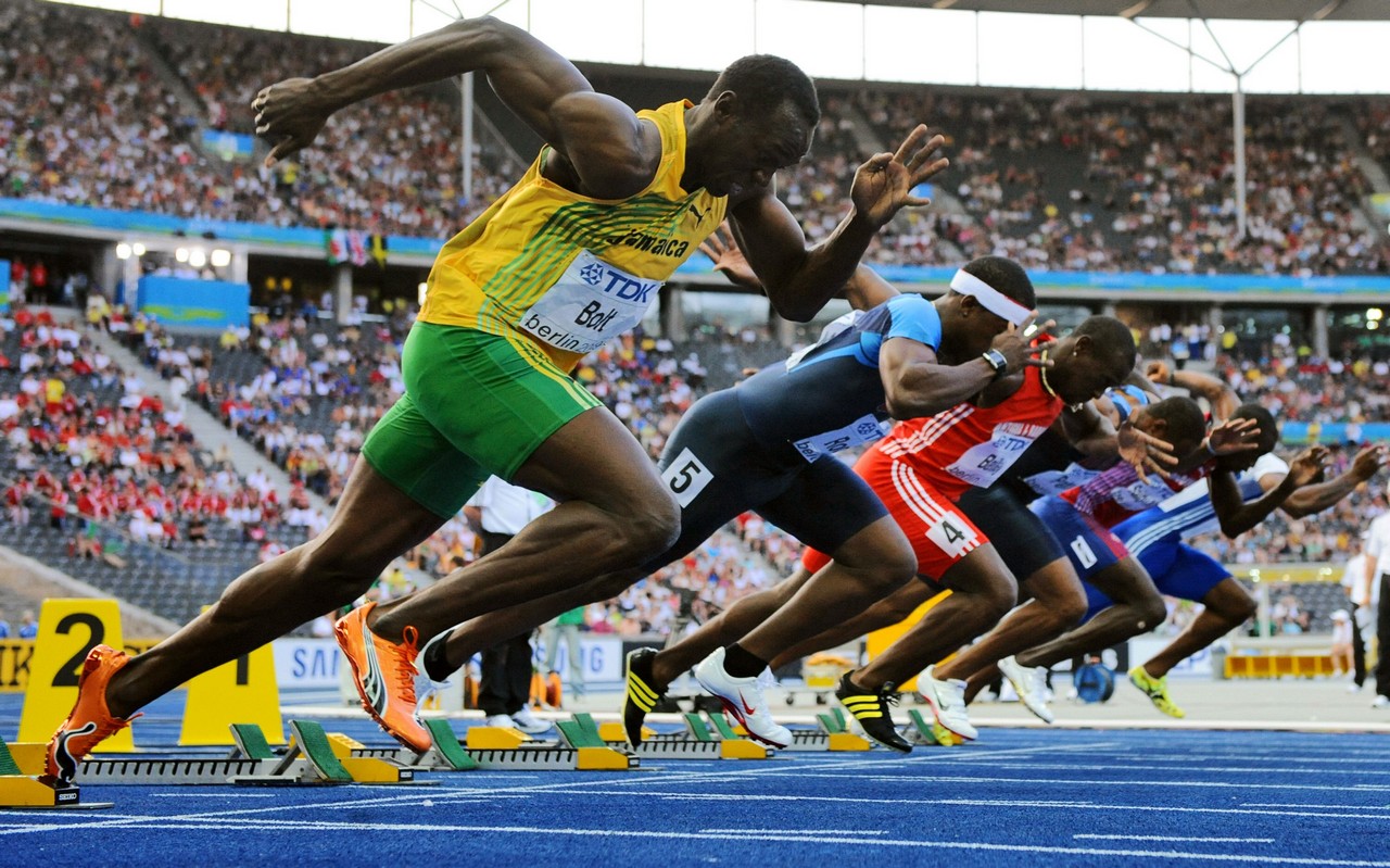 Спринтерский бег Усейн Болт (Usain Bolt)